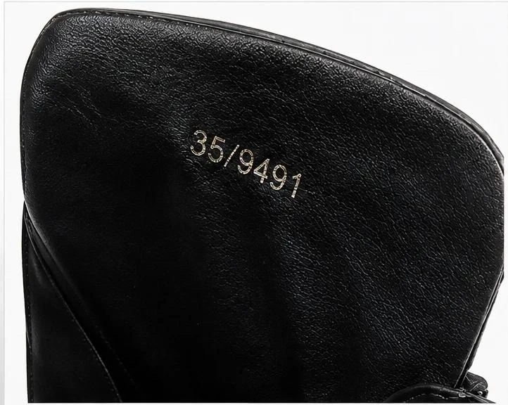 Bottes altas Bruno Premi em couro preto - Tamanho 35 - Novas – photo 6
